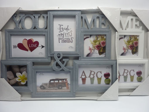 Picture of YOU & ME GREY COLLAGE FRAME